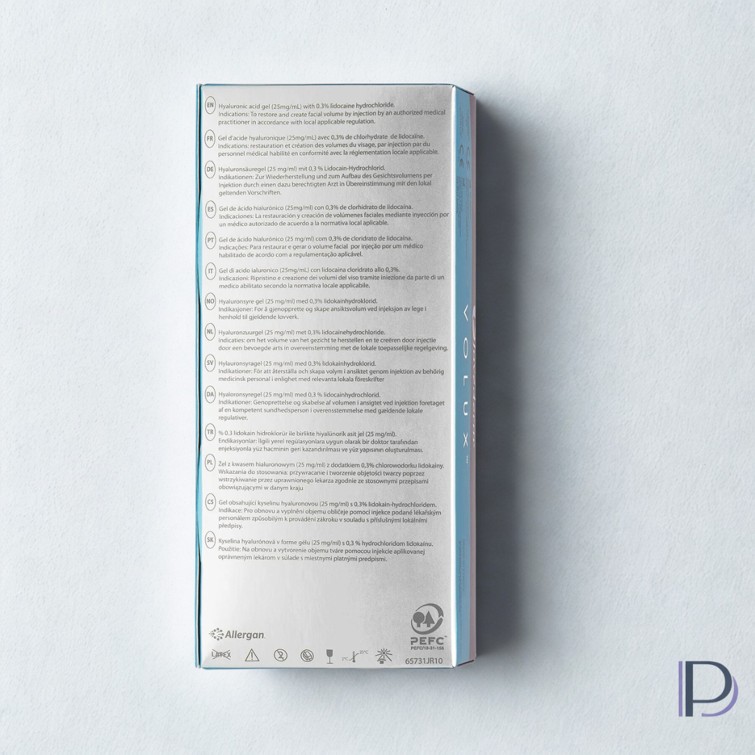 Juvederm Volux Lidocaine (2 × 1 ml)